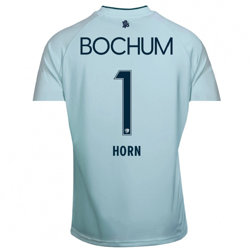 Danxen Mænd Timo Horn #1 Cyan-Blå Målmandstrøje 2025/26 Trøje T-shirt