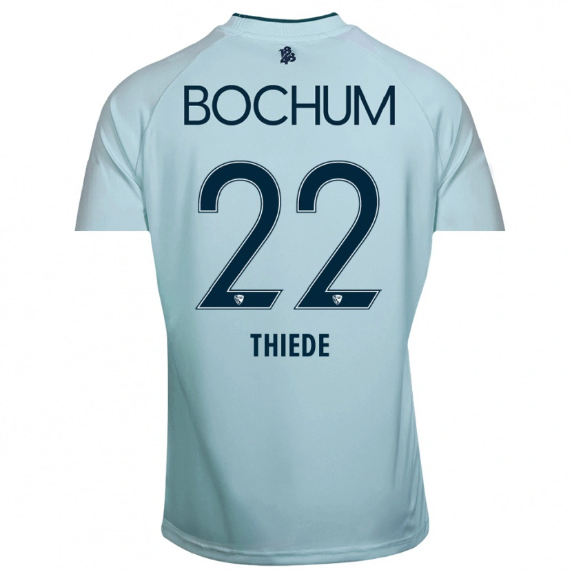 Danxen Mænd Niclas Thiede #22 Cyan-Blå Målmandstrøje 2025/26 Trøje T-shirt