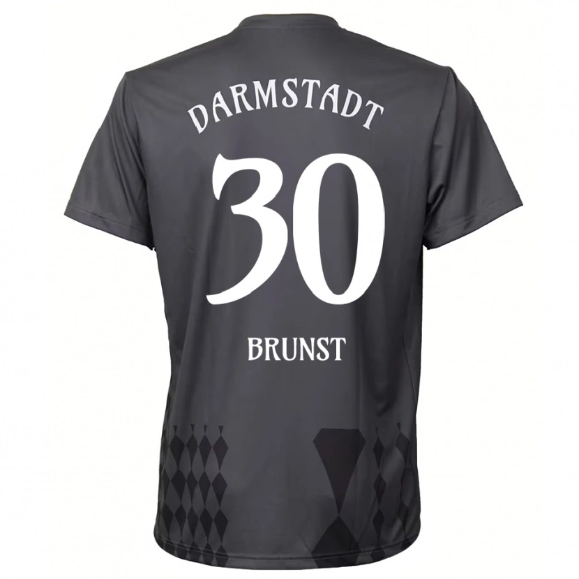 Danxen Mænd Alexander Brunst #30 Mørkegrå Målmandstrøje 2025/26 Trøje T-shirt