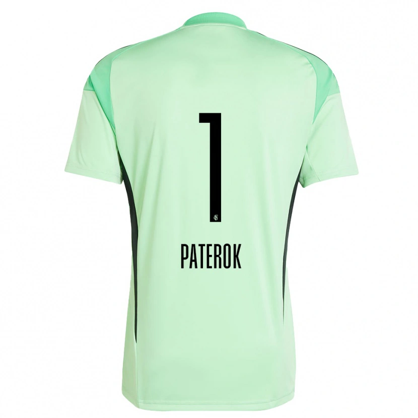 Danxen Mænd Tim Paterok #1 Lysegrøn Sort Målmandstrøje 2025/26 Trøje T-shirt