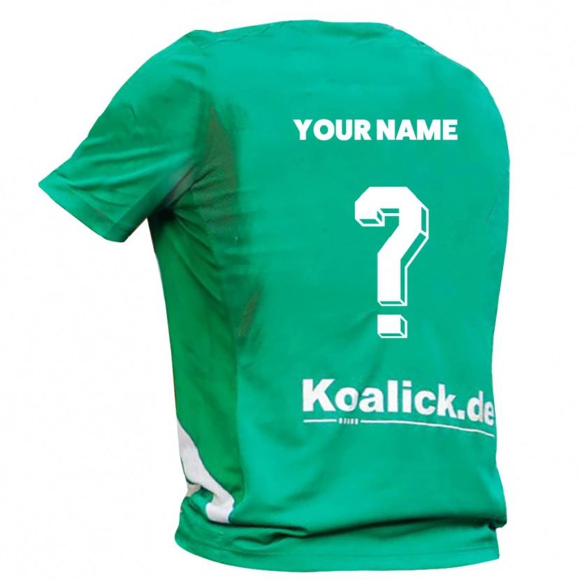 Danxen Mænd Energie Cottbus Grøn Hvid Målmandstrøje 2025/26 Trøje T-shirt