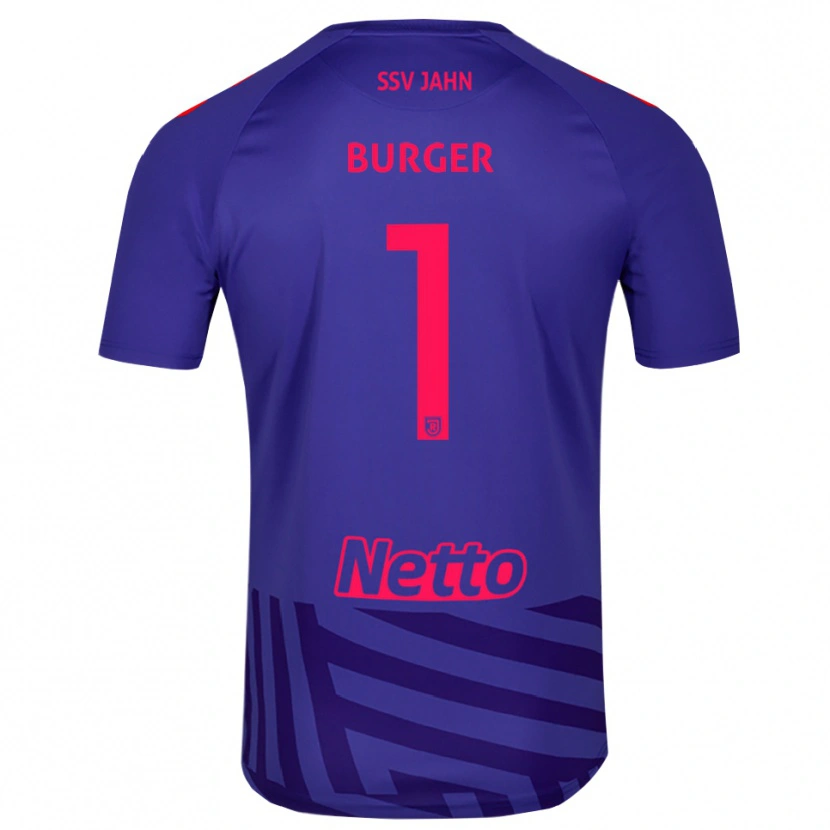 Danxen Mænd Gabriel Burger #1 Kongeblå Rød Målmandstrøje 2025/26 Trøje T-shirt