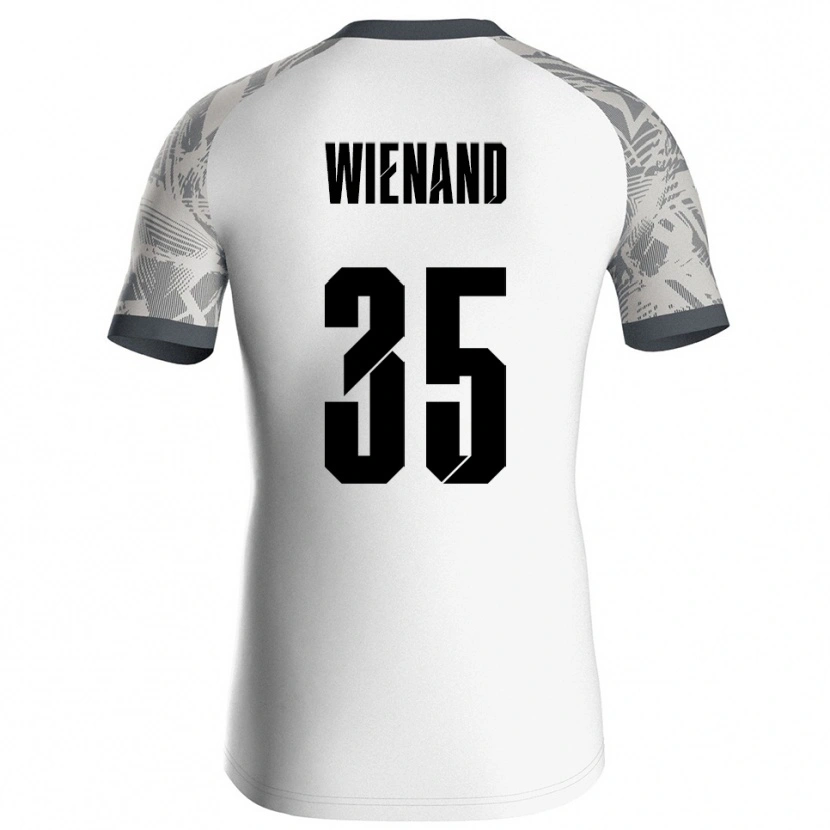 Danxen Mænd Felix Wienand #35 Grå Hvid Målmandstrøje 2025/26 Trøje T-shirt