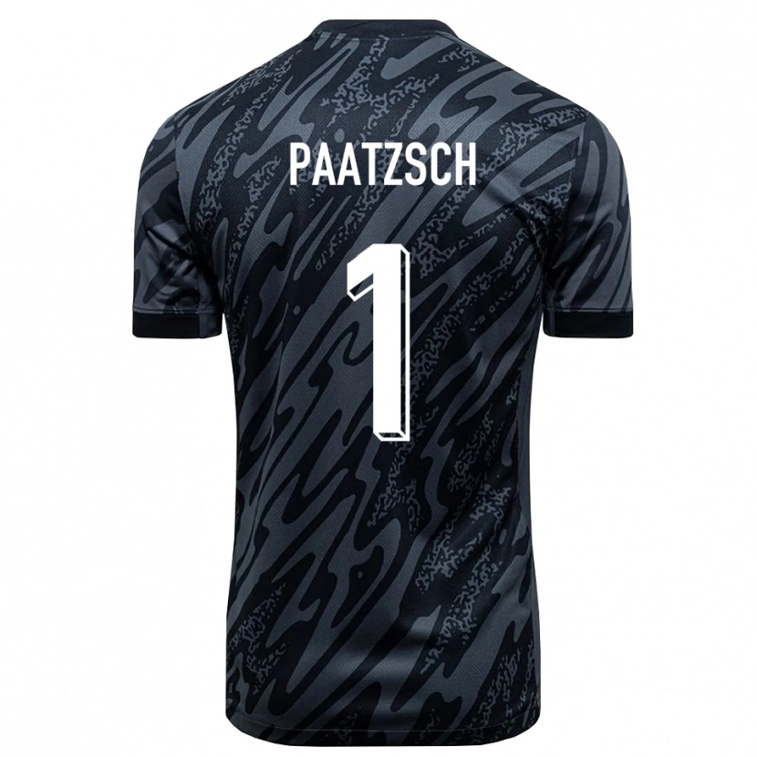 Danxen Mænd Pascal Paatzsch #1 Sort Grå Målmandstrøje 2025/26 Trøje T-shirt