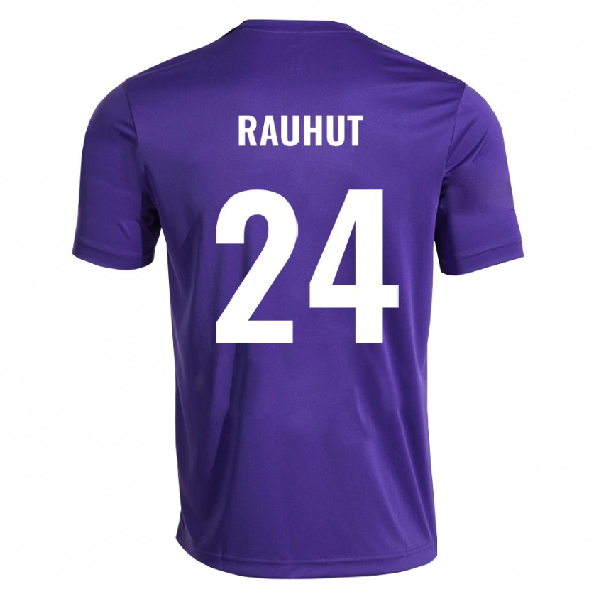 Danxen Mænd Kevin Rauhut #24 Lilla Hvid Målmandstrøje 2025/26 Trøje T-shirt