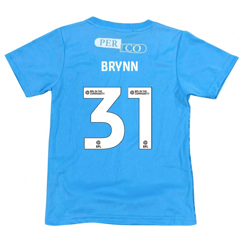 Danxen Mænd Sol Brynn #31 Blå Hvid Målmandstrøje 2025/26 Trøje T-shirt