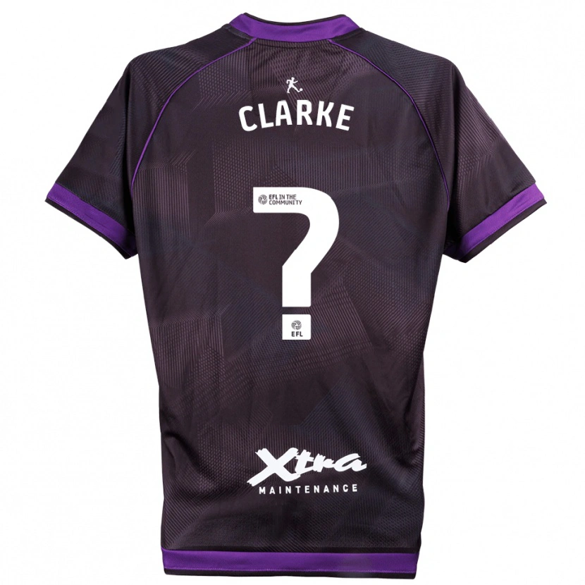 Danxen Mænd Kenny Clarke #0 Lilla Hvid Målmandstrøje 2025/26 Trøje T-shirt