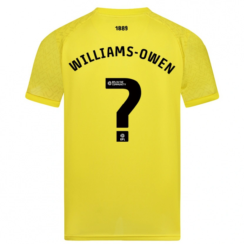 Danxen Mænd Brooke Williams-Owen #0 Gul Sort Målmandstrøje 2025/26 Trøje T-shirt