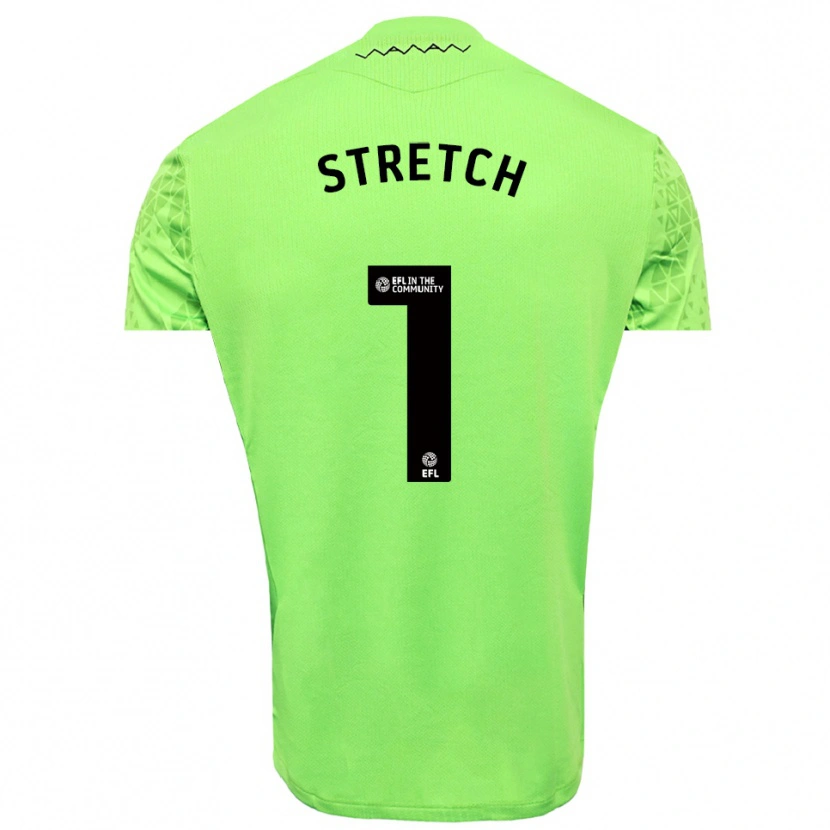 Danxen Mænd Logan Stretch #1 Lime Sort Målmandstrøje 2025/26 Trøje T-shirt