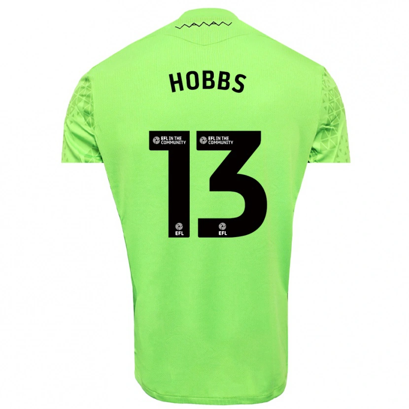 Danxen Mænd Charlie Hobbs #13 Lime Sort Målmandstrøje 2025/26 Trøje T-shirt