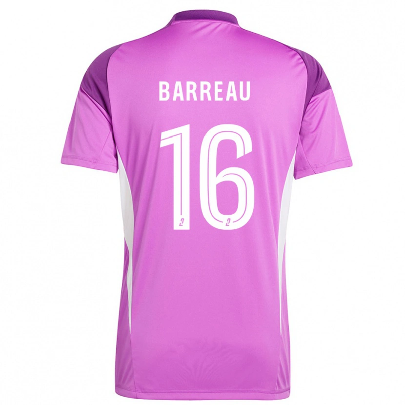 Danxen Mænd Axel Barreau #16 Lavendel Målmandstrøje 2025/26 Trøje T-shirt