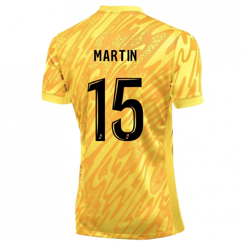 Danxen Mænd Gabriel Martin #15 Orange Gul Målmandstrøje 2025/26 Trøje T-shirt