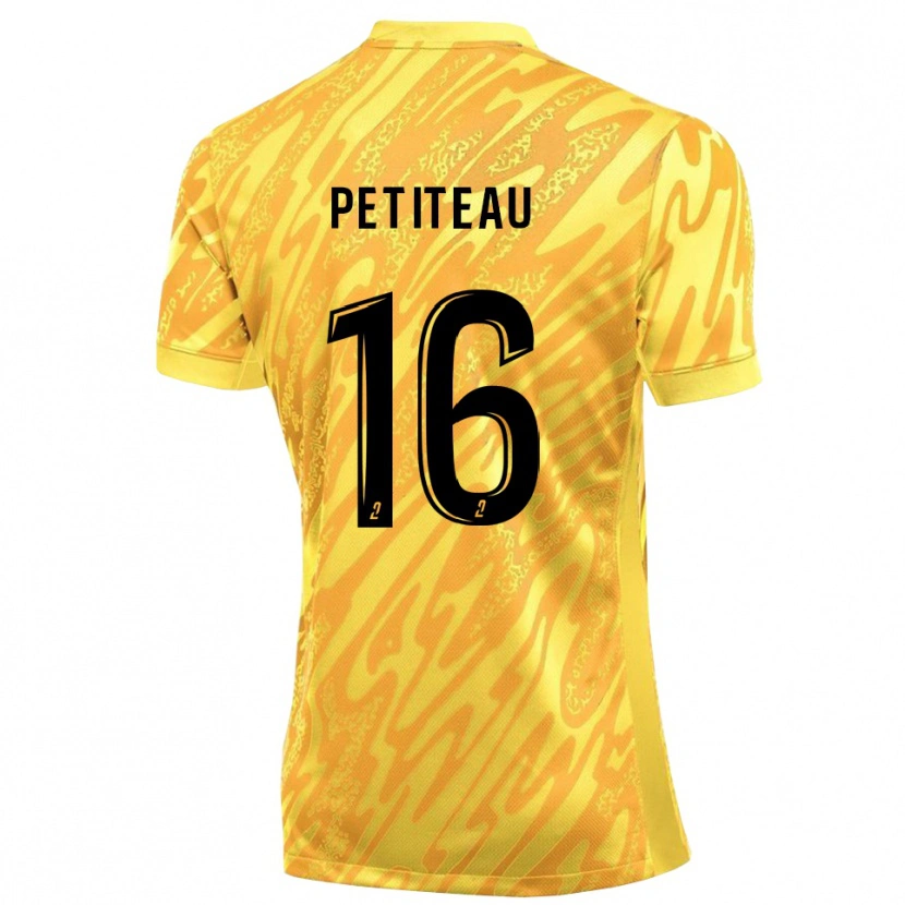 Danxen Mænd Marie Petiteau #16 Orange Gul Målmandstrøje 2025/26 Trøje T-shirt