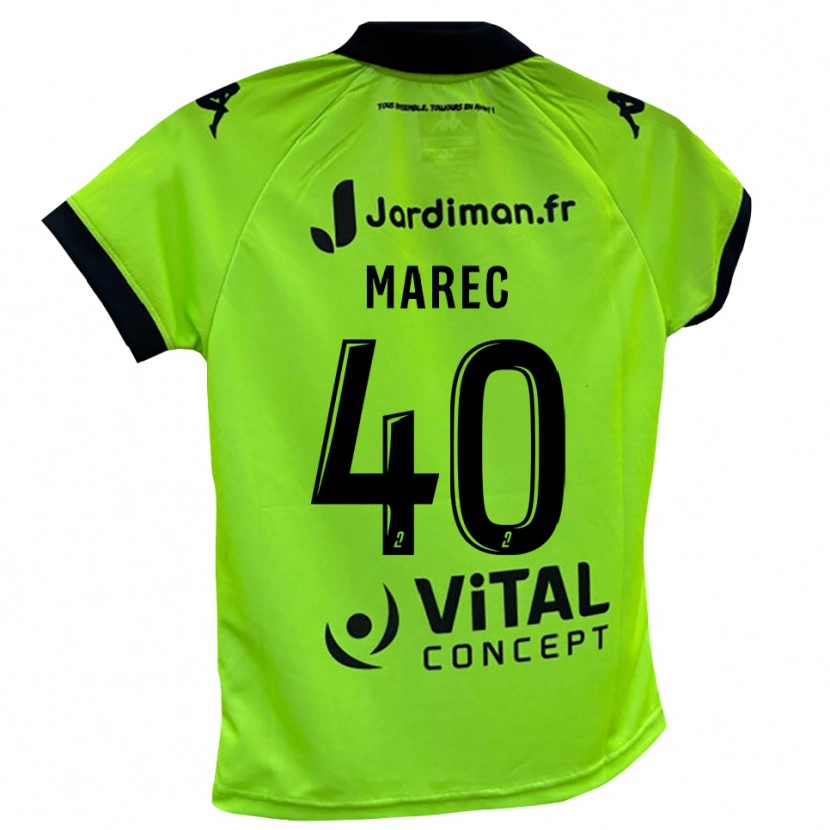Danxen Mænd Noah Marec #40 Neon Grøn Målmandstrøje 2025/26 Trøje T-shirt