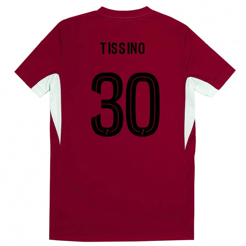 Danxen Mænd Julie Tissino #30 Rød Sort Målmandstrøje 2025/26 Trøje T-shirt