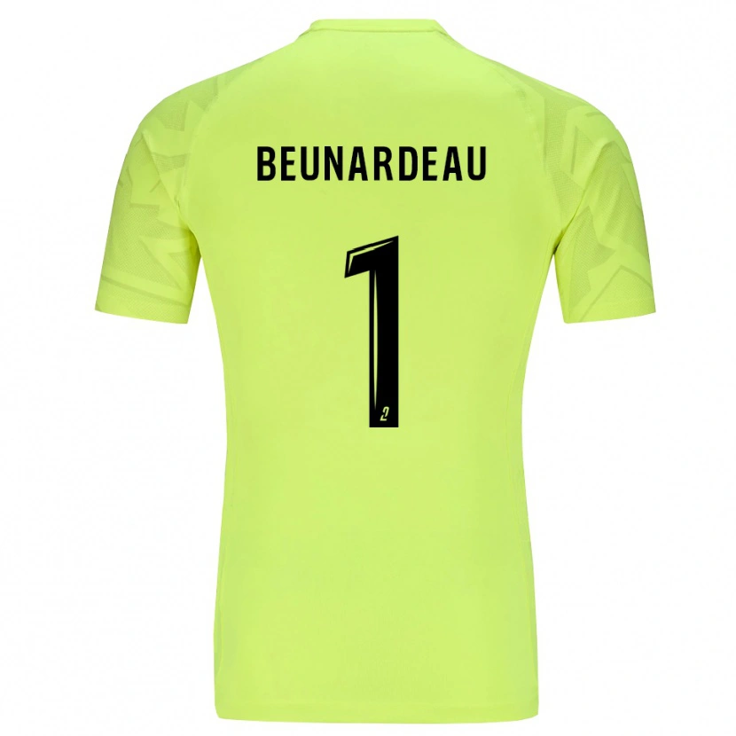 Danxen Mænd Quentin Beunardeau #1 Neon Grøn Målmandstrøje 2025/26 Trøje T-shirt
