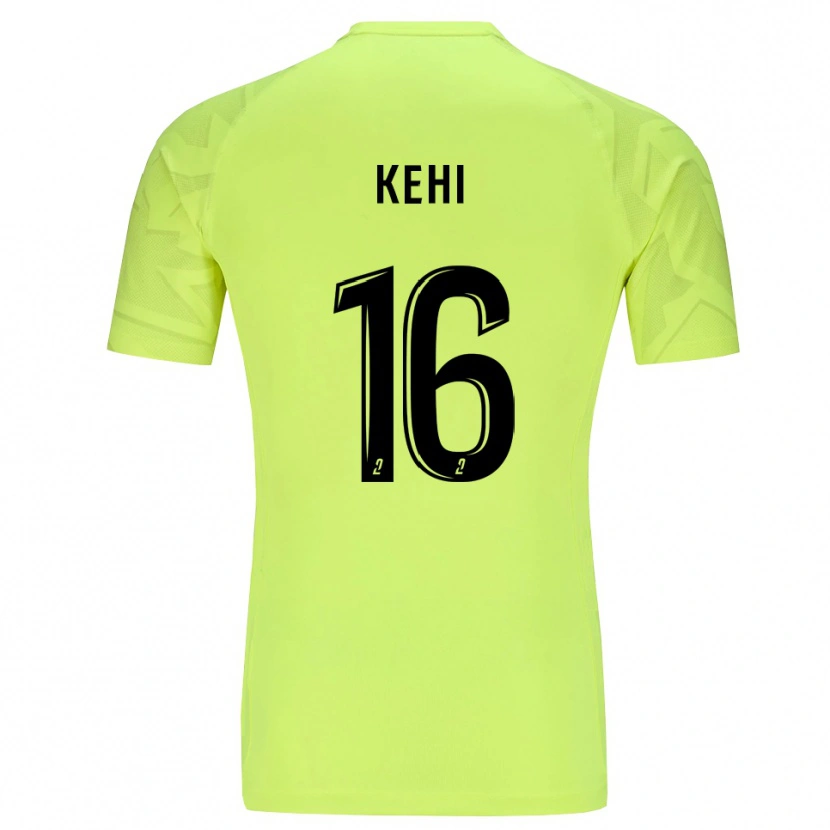 Danxen Mænd Marc-Olivier Kehi #16 Neon Grøn Målmandstrøje 2025/26 Trøje T-shirt