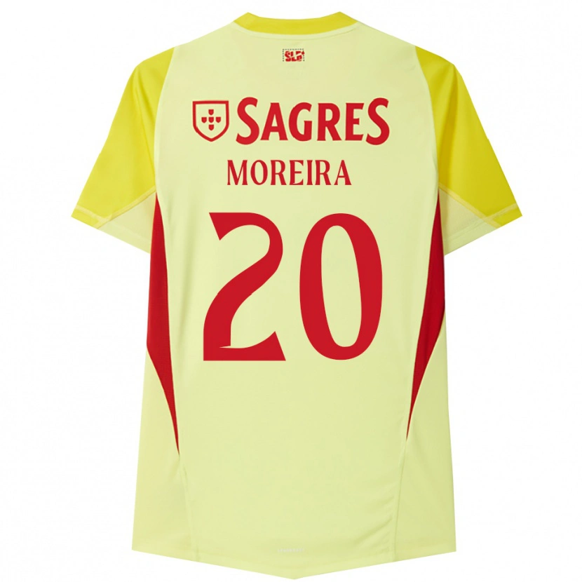 Danxen Mænd André Moreira #20 Gul Rød Målmandstrøje 2025/26 Trøje T-shirt
