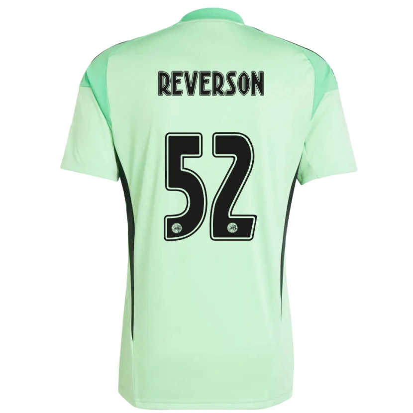 Danxen Mænd Paul Reverson #52 Lysegrøn Sort Målmandstrøje 2025/26 Trøje T-shirt