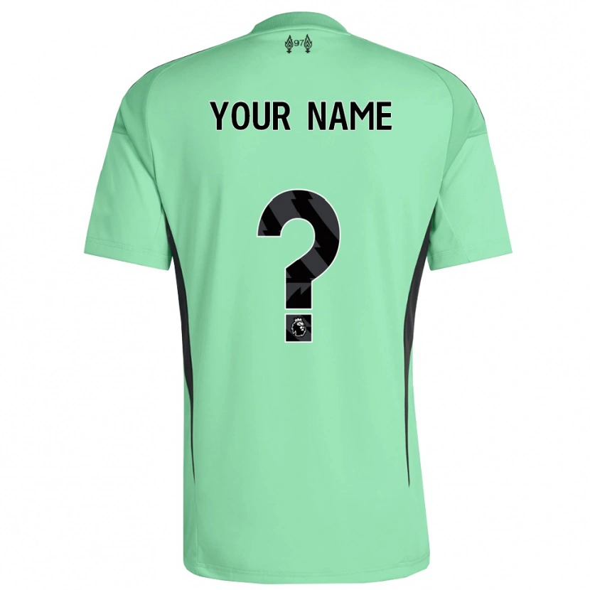 Danxen Mænd Liverpool FC Aquamarin Målmandstrøje 2025/26 Trøje T-shirt