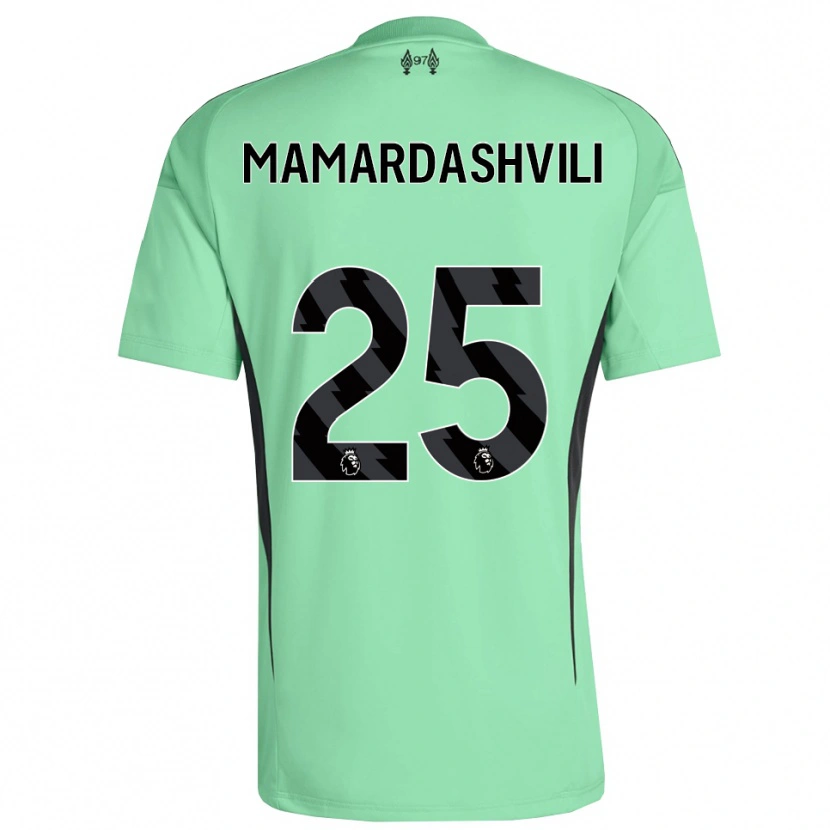 Danxen Mænd Giorgi Mamardashvili #25 Aquamarin Målmandstrøje 2025/26 Trøje T-shirt
