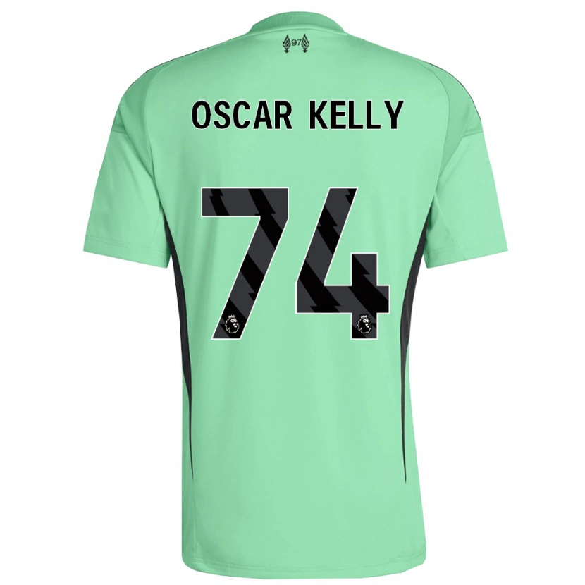 Danxen Mænd Oscar Kelly #74 Aquamarin Målmandstrøje 2025/26 Trøje T-shirt