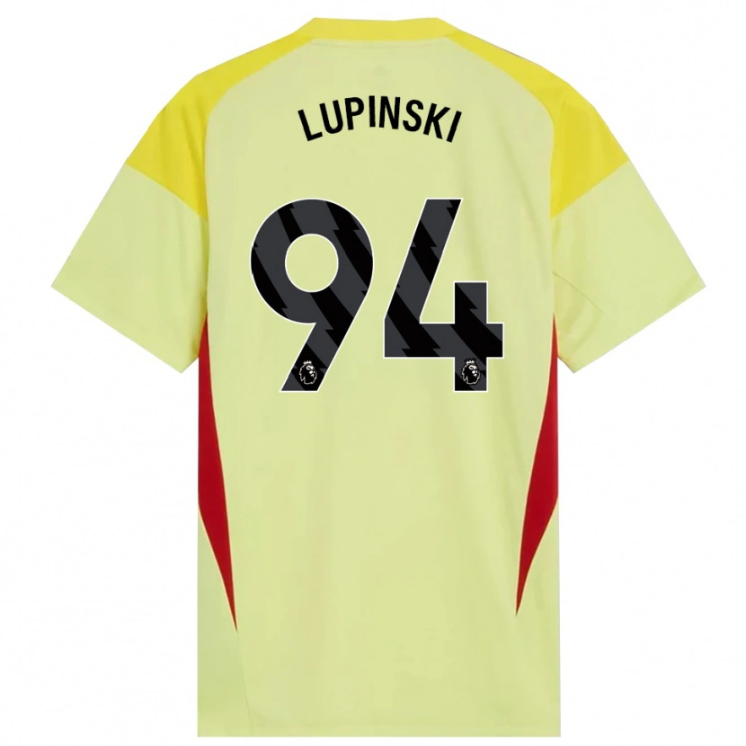 Danxen Mænd Remi Lupinski #94 Gul Rød Sort Målmandstrøje 2025/26 Trøje T-shirt