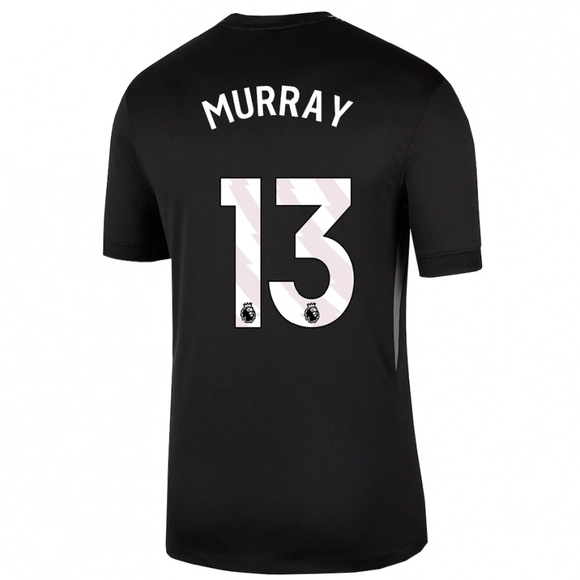 Danxen Mænd Jake Murray #13 Sort Hvid Målmandstrøje 2025/26 Trøje T-shirt