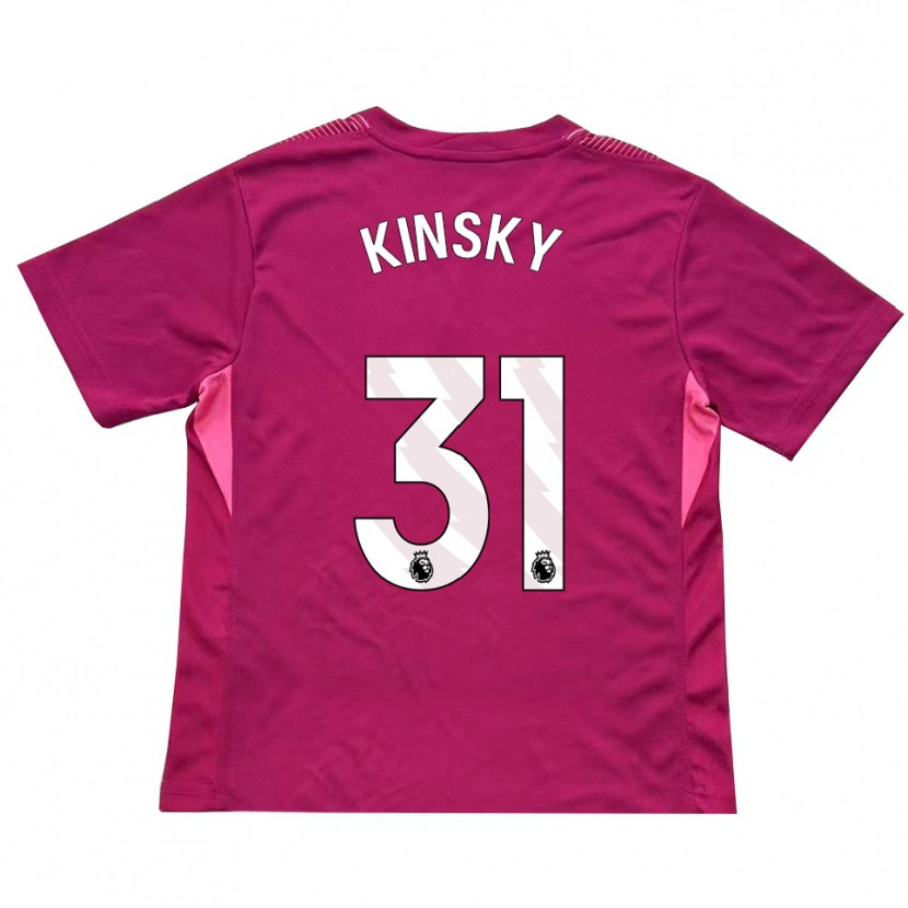 Danxen Mænd Antonín Kinský #31 Rose Hvid Målmandstrøje 2025/26 Trøje T-shirt