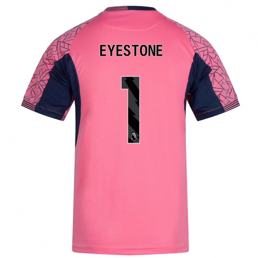 Danxen Mænd Julian Eyestone #1 Pink Sort Målmandstrøje 2025/26 Trøje T-shirt