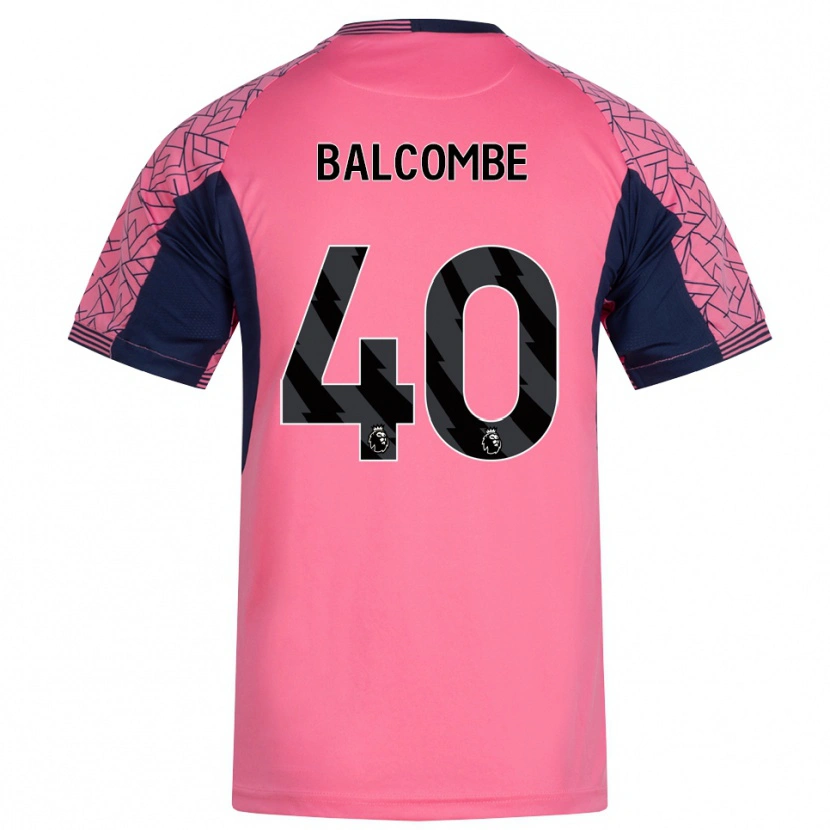 Danxen Mænd Ellery Balcombe #40 Pink Sort Målmandstrøje 2025/26 Trøje T-shirt