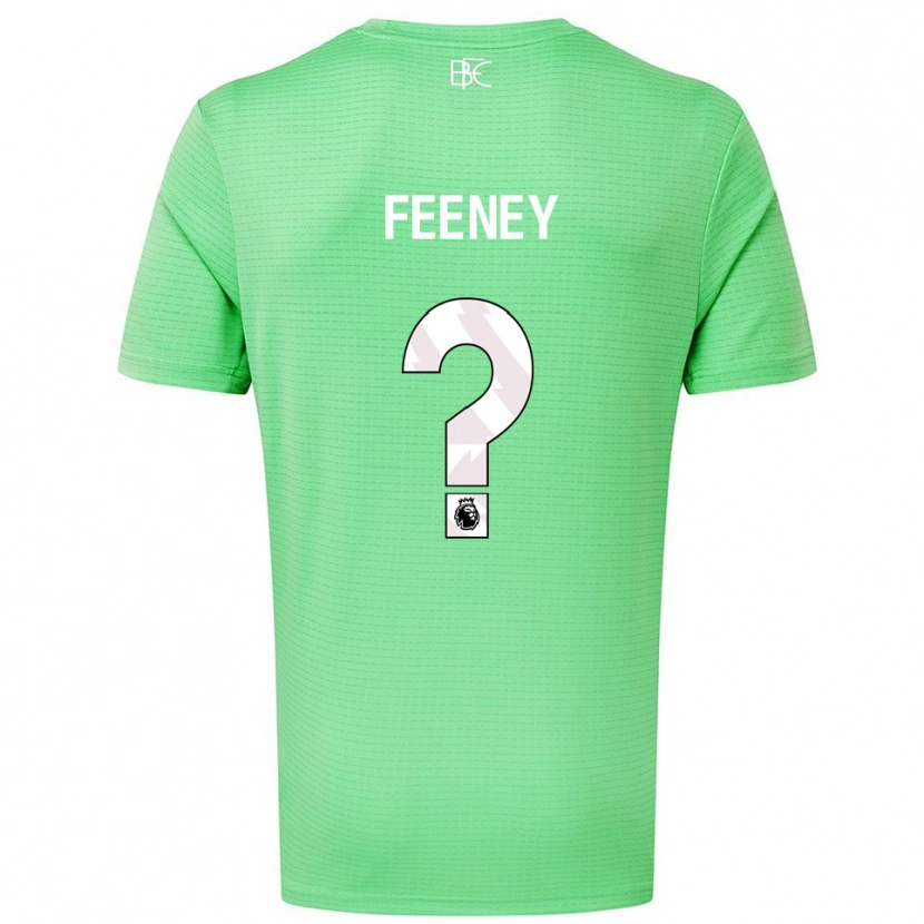 Danxen Mænd Callum Feeney #0 Medium Grøn Målmandstrøje 2025/26 Trøje T-shirt