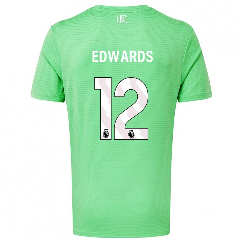 Danxen Mænd Connor Edwards #12 Medium Grøn Målmandstrøje 2025/26 Trøje T-shirt