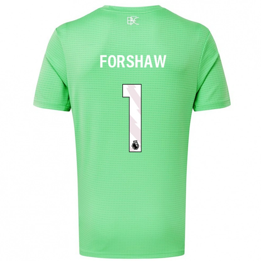 Danxen Mænd Lewis Forshaw #1 Medium Grøn Målmandstrøje 2025/26 Trøje T-shirt