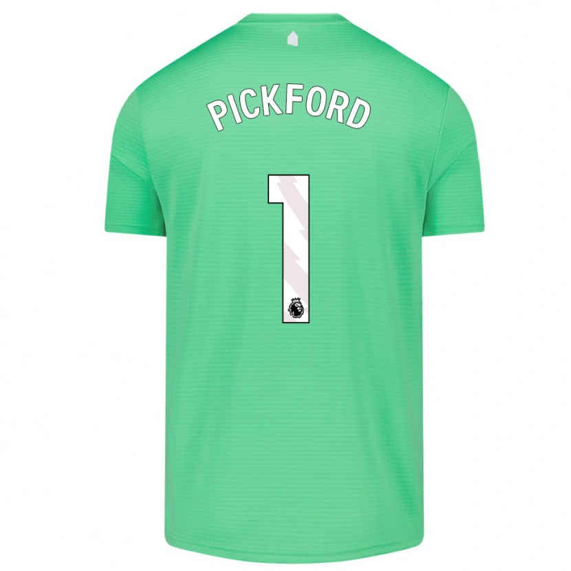 Danxen Mænd Jordan Pickford #1 Medium Grøn Målmandstrøje 2025/26 Trøje T-shirt
