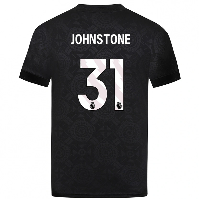 Danxen Mænd Sam Johnstone #31 Sort Hvid Målmandstrøje 2025/26 Trøje T-shirt