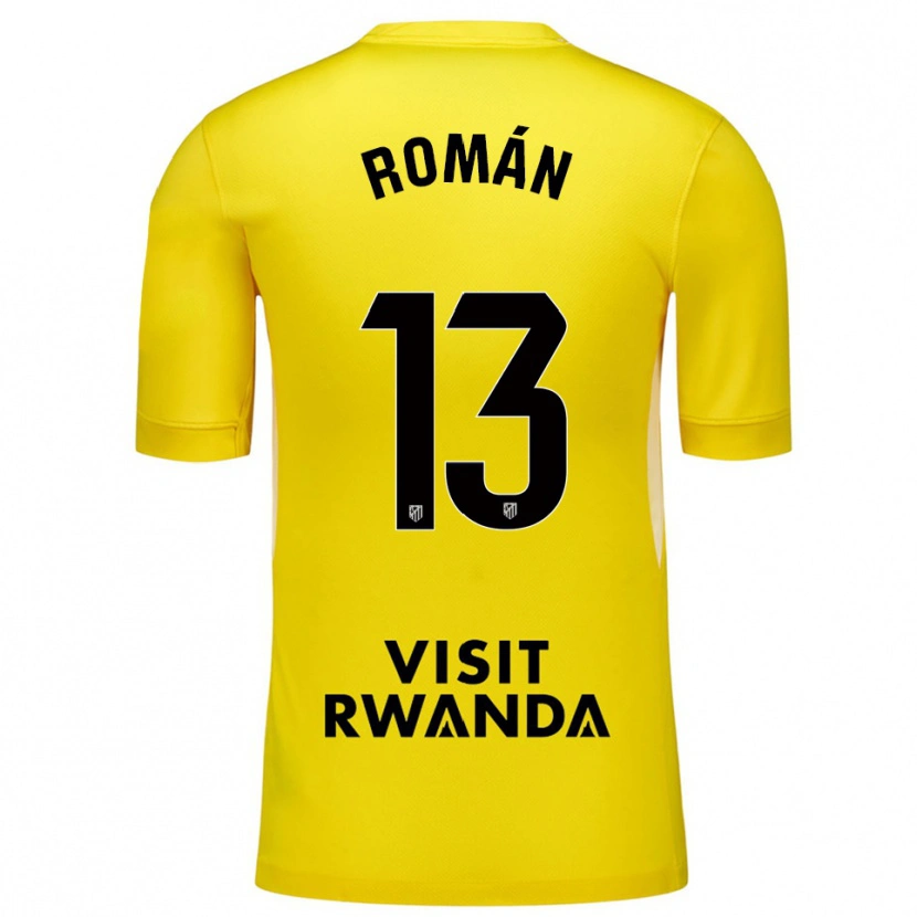 Danxen Mænd Francis Holgado #13 Gul Sort Målmandstrøje 2025/26 Trøje T-shirt