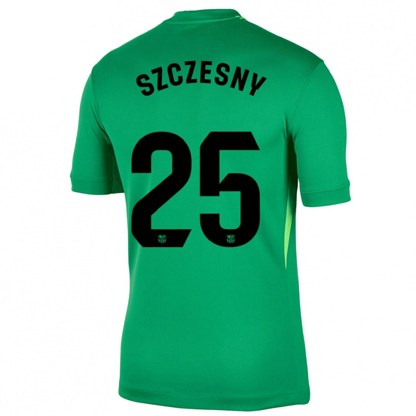 Danxen Mænd Wojciech Szczesny #25 Grøn Sort Målmandstrøje 2025/26 Trøje T-shirt