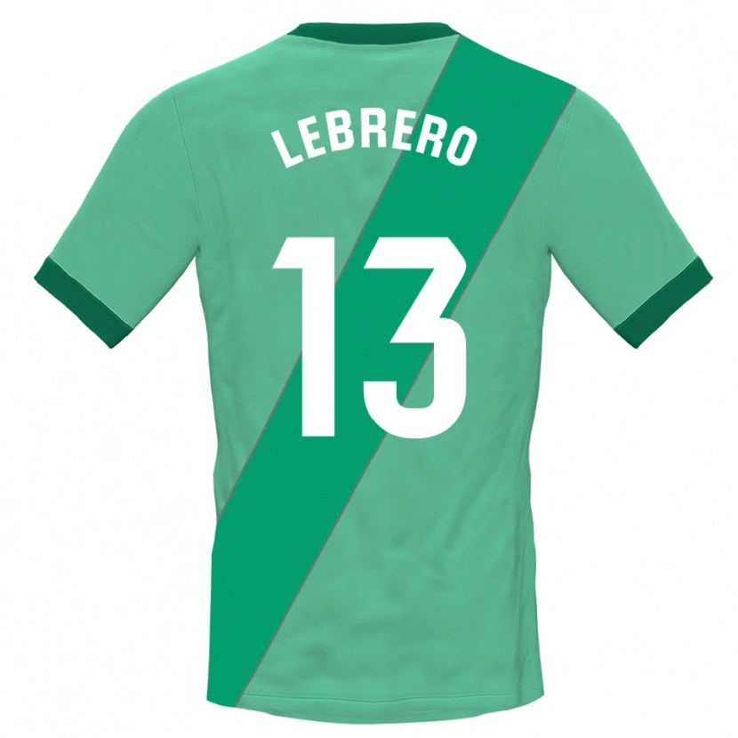 Danxen Mænd Lucia Lebrero Rodríguez #13 Grøn Sort Målmandstrøje 2025/26 Trøje T-shirt