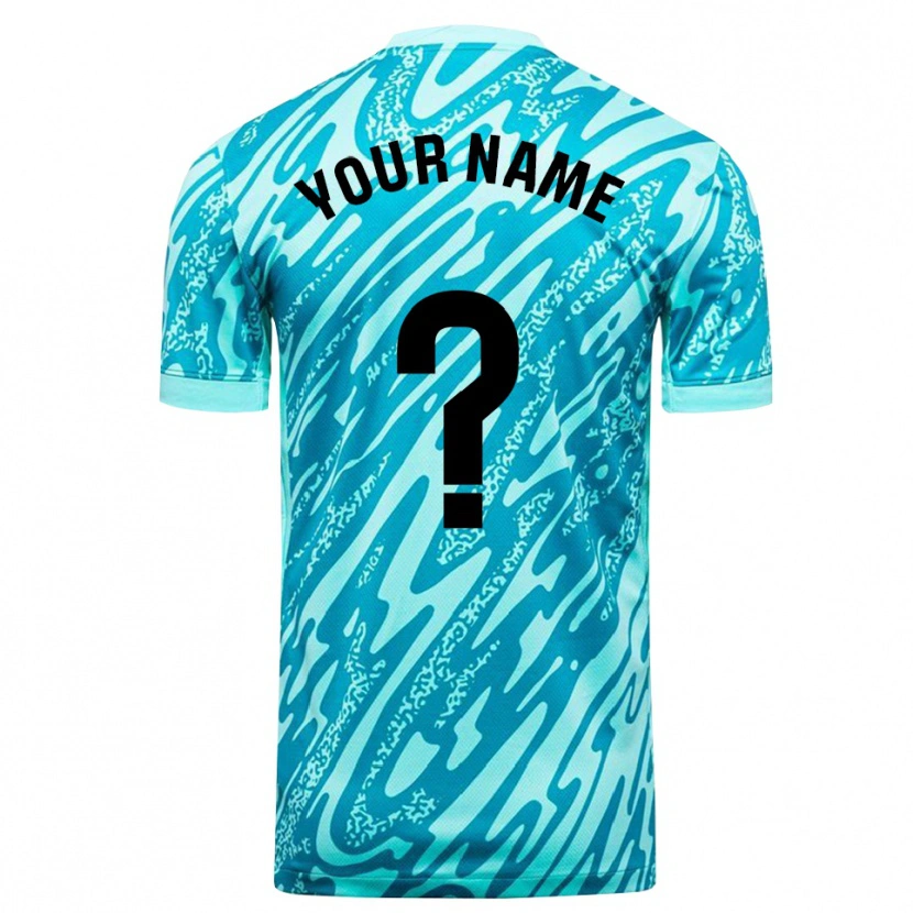 Danxen Mænd Elche CF Lyseblå Hvid Målmandstrøje 2025/26 Trøje T-shirt