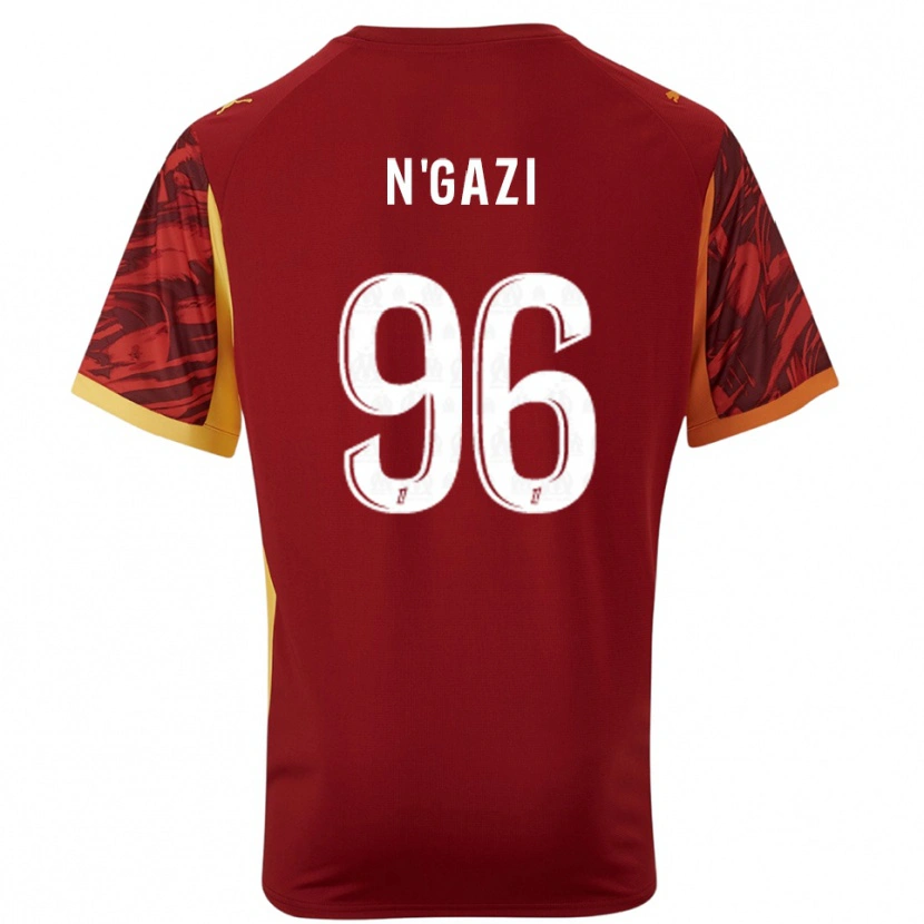 Danxen Mænd Chloé N'gazi #96 Bordeaux Brun Målmandstrøje 2025/26 Trøje T-shirt