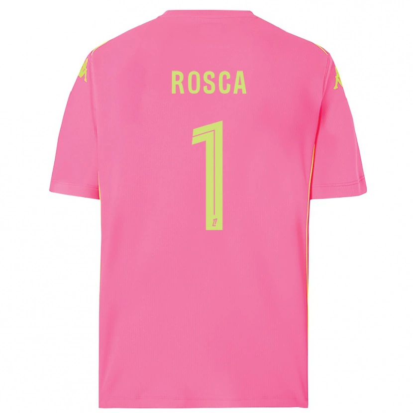 Danxen Mænd Daniel Rosca #1 Hot Pink Målmandstrøje 2025/26 Trøje T-shirt