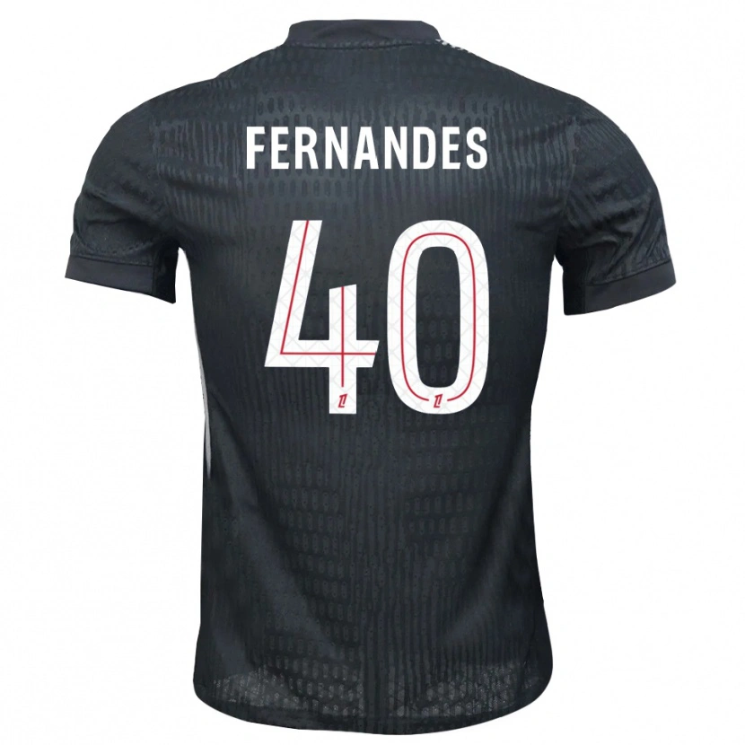 Danxen Mænd Alyssa Fernandes #40 Mørk Grå Sort Målmandstrøje 2025/26 Trøje T-shirt