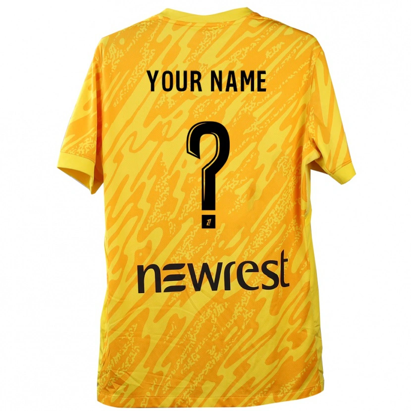 Danxen Mænd Toulouse Gul Sort Målmandstrøje 2025/26 Trøje T-shirt