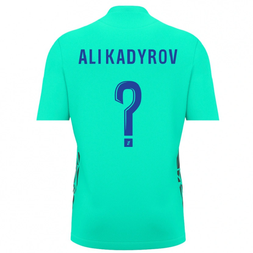 Danxen Mænd Tourpal Ali Kadyrov #0 Akva-Blå Målmandstrøje 2025/26 Trøje T-shirt
