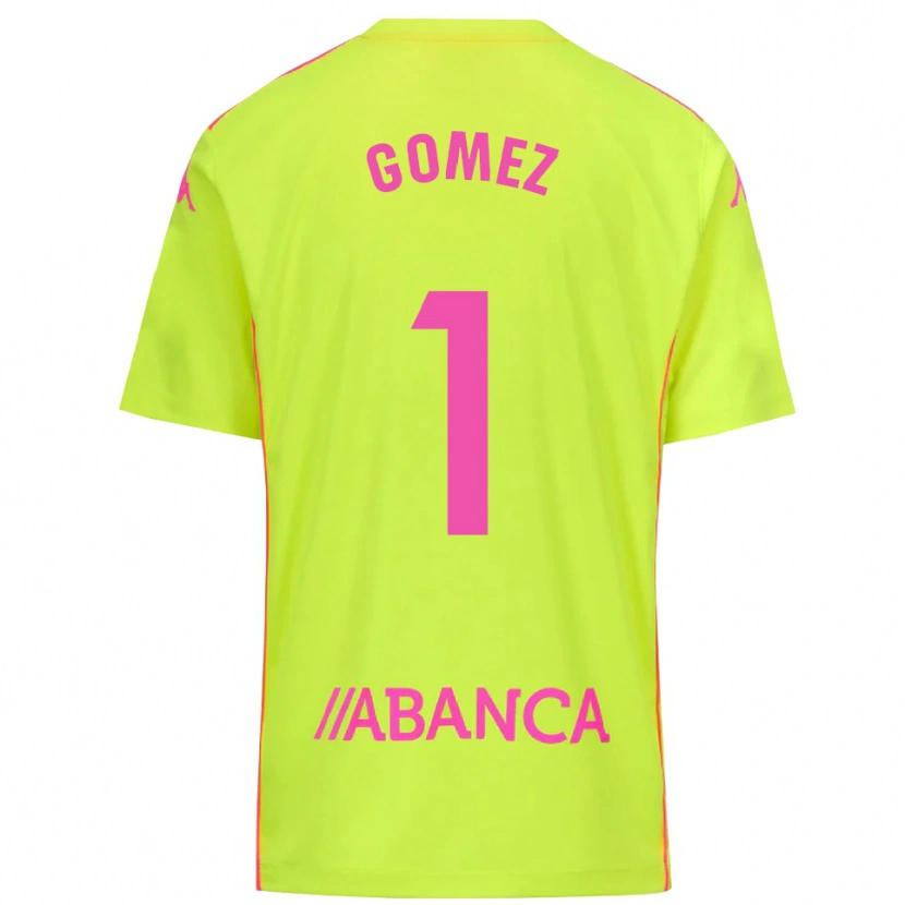 Danxen Mænd Yohana Gómez #1 Gul Grøn Målmandstrøje 2025/26 Trøje T-shirt