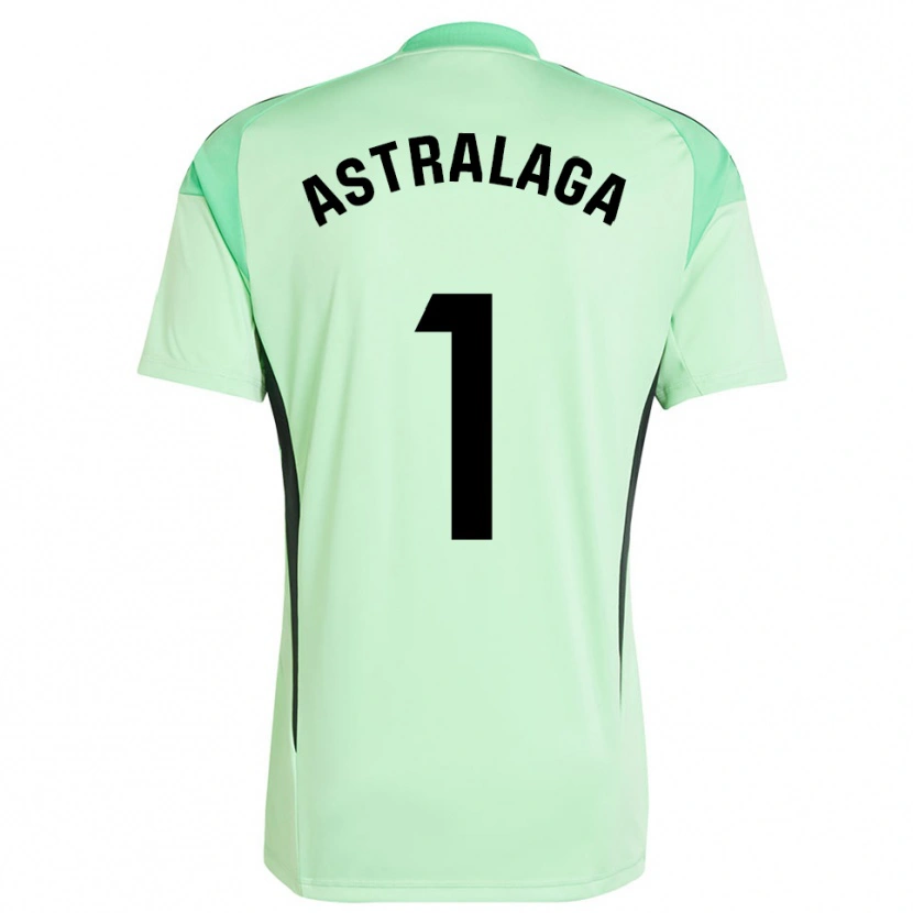 Danxen Mænd Ander Astralaga #1 Lys Orange Sort Målmandstrøje 2025/26 Trøje T-shirt