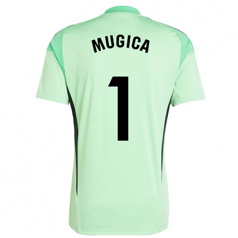 Danxen Mænd Juan Múgica #1 Lys Orange Sort Målmandstrøje 2025/26 Trøje T-shirt