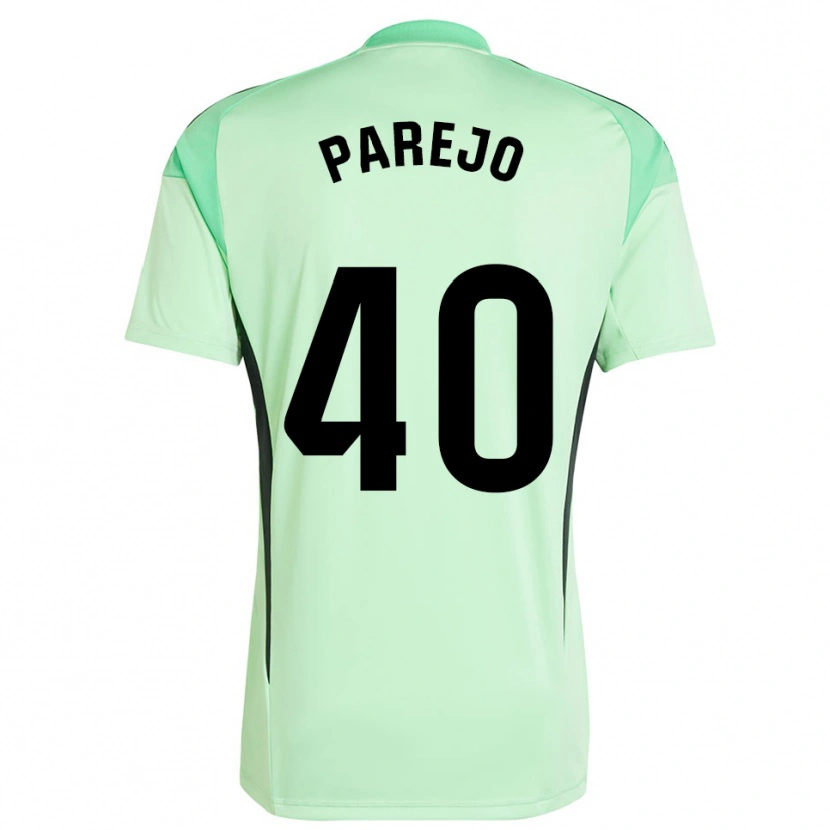 Danxen Mænd Jesús Parejo #40 Lys Orange Sort Målmandstrøje 2025/26 Trøje T-shirt