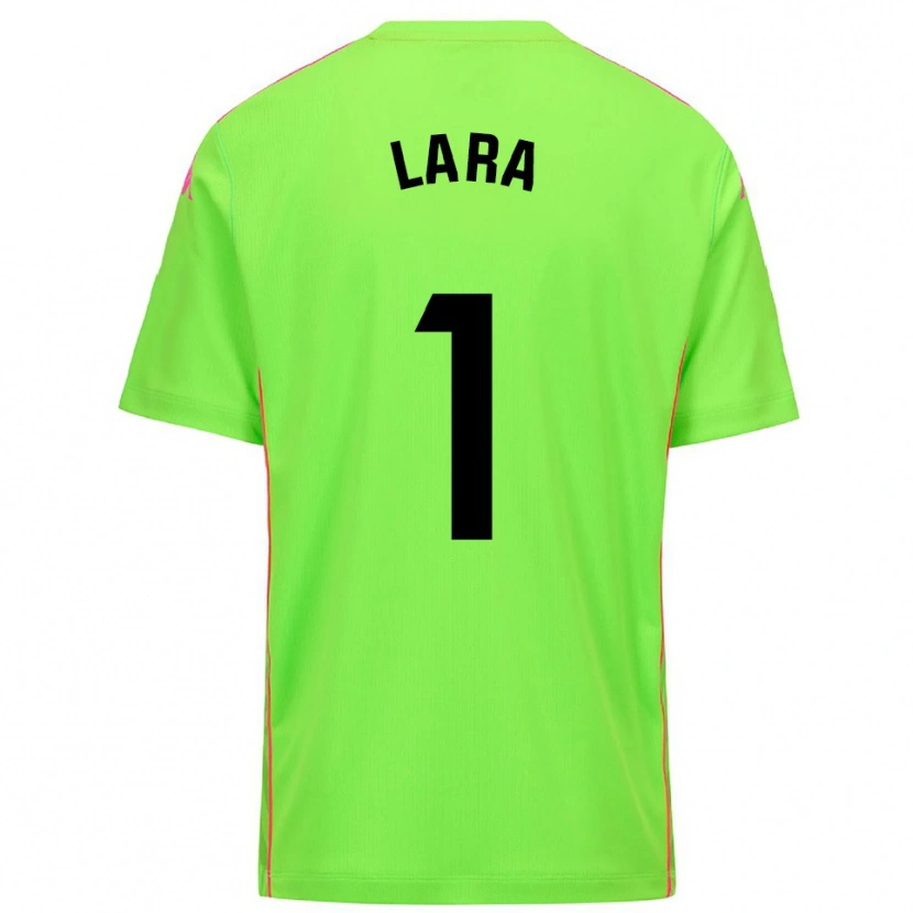 Danxen Mænd Lara Lara De Las Heras Coello #1 Lirme Dyb Pink Målmandstrøje 2025/26 Trøje T-shirt
